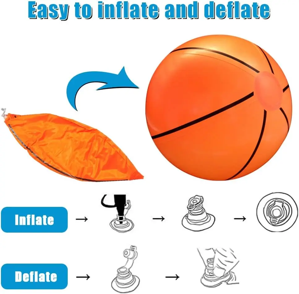 Wholesale Plastic Inflatable Basketball Pvc Beach Ball For Kids