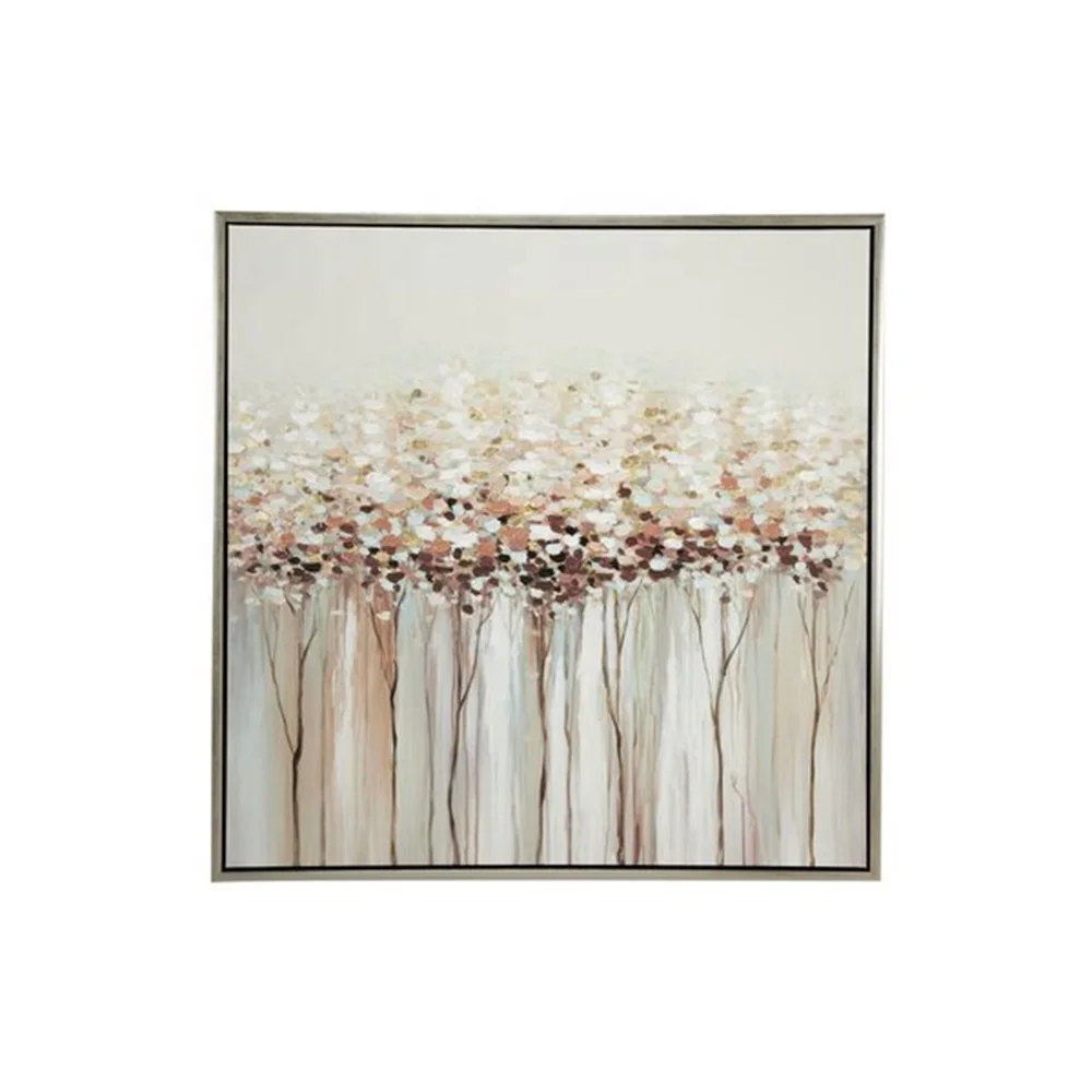 Wholesale Wall Decoration Modern Canvas Art White Flower Painting