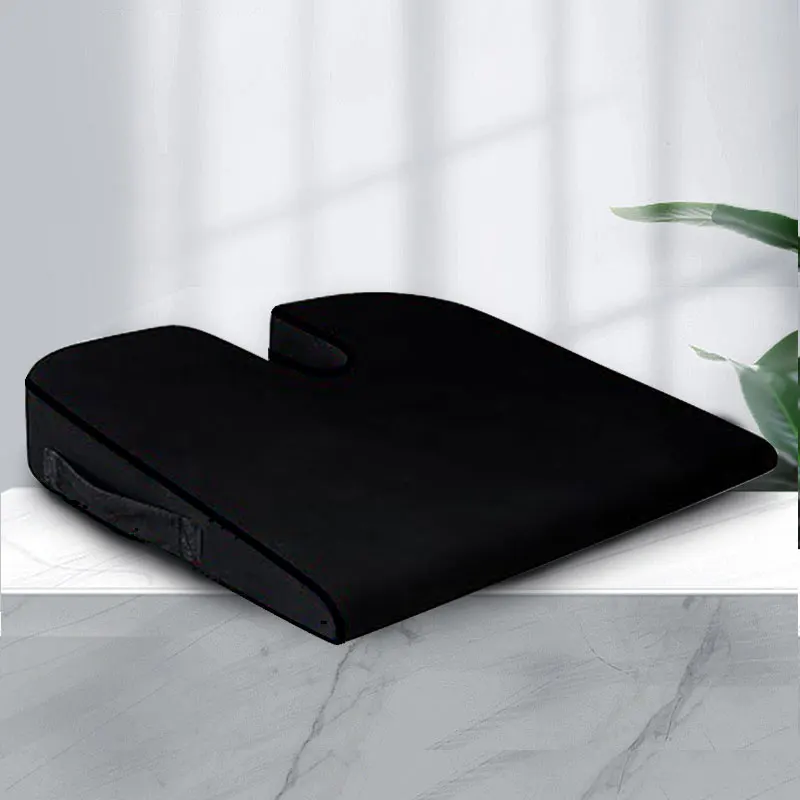 Car Seat Cushion Truck Driver Wedge Seat Cushion with Cutout for Coccyx Tailbone Pain Relief