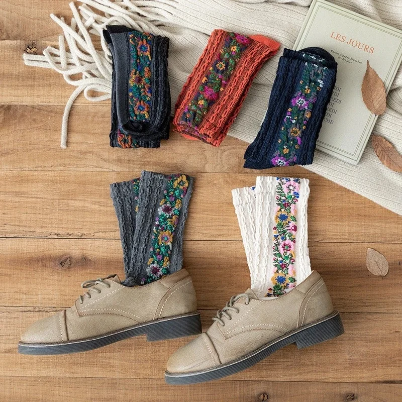 FINETOO slouch socks for women winter thigh high socks luxury socks for women