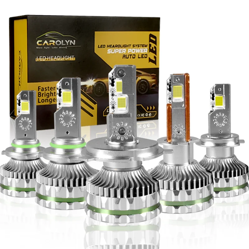 Carolyn 2024 150W 300W Headlight W150 New design Hot selling high power car led headlight 3570 csp chip