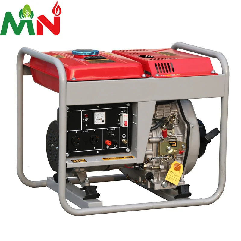 top sales models 2.8kw generator 220v engine generator diesel with wheels for sale