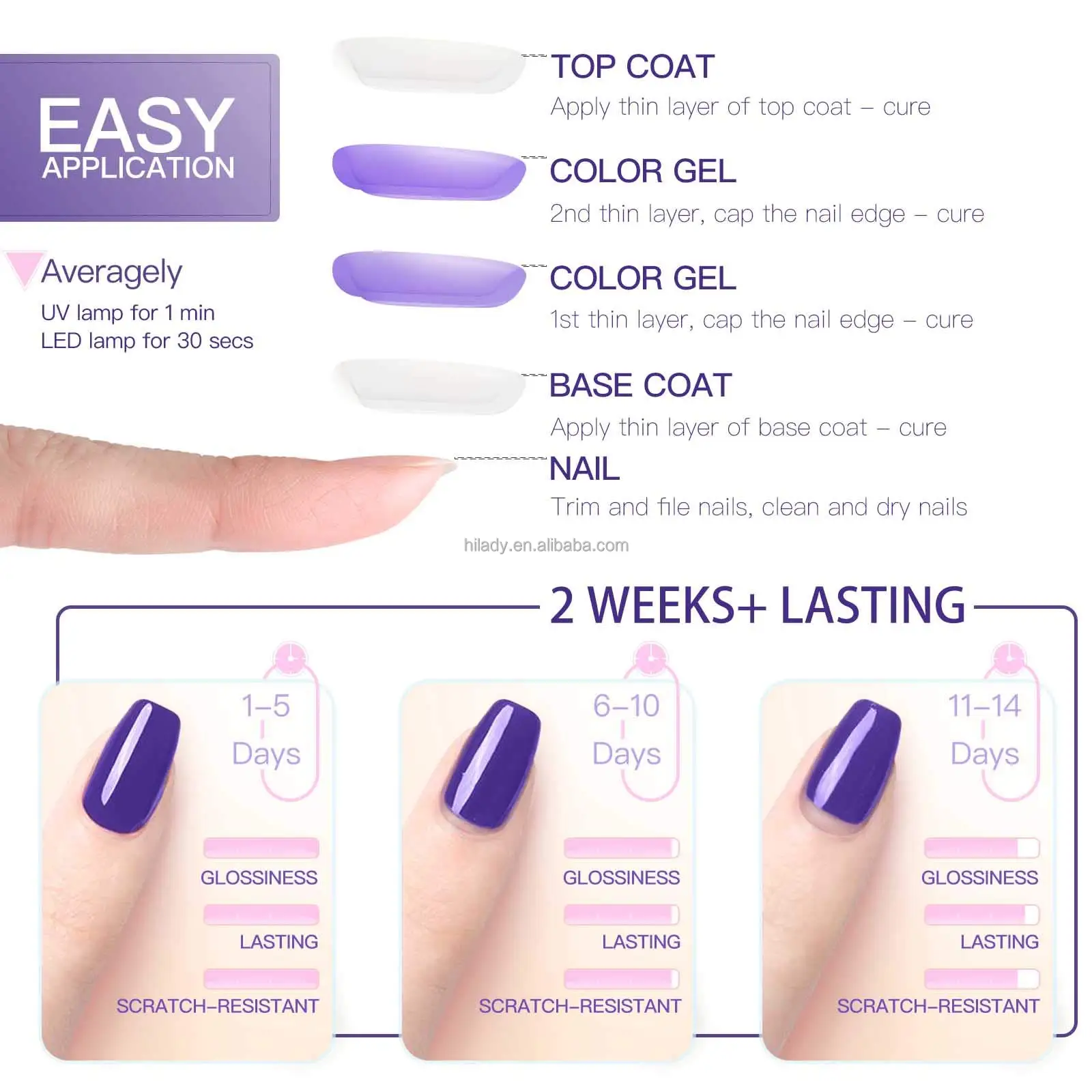 15ml Crystal Glass Gel Nails NonToxic Natural Color Pink Nude Jelly Semi Transparent Gel Polish Custom Logo