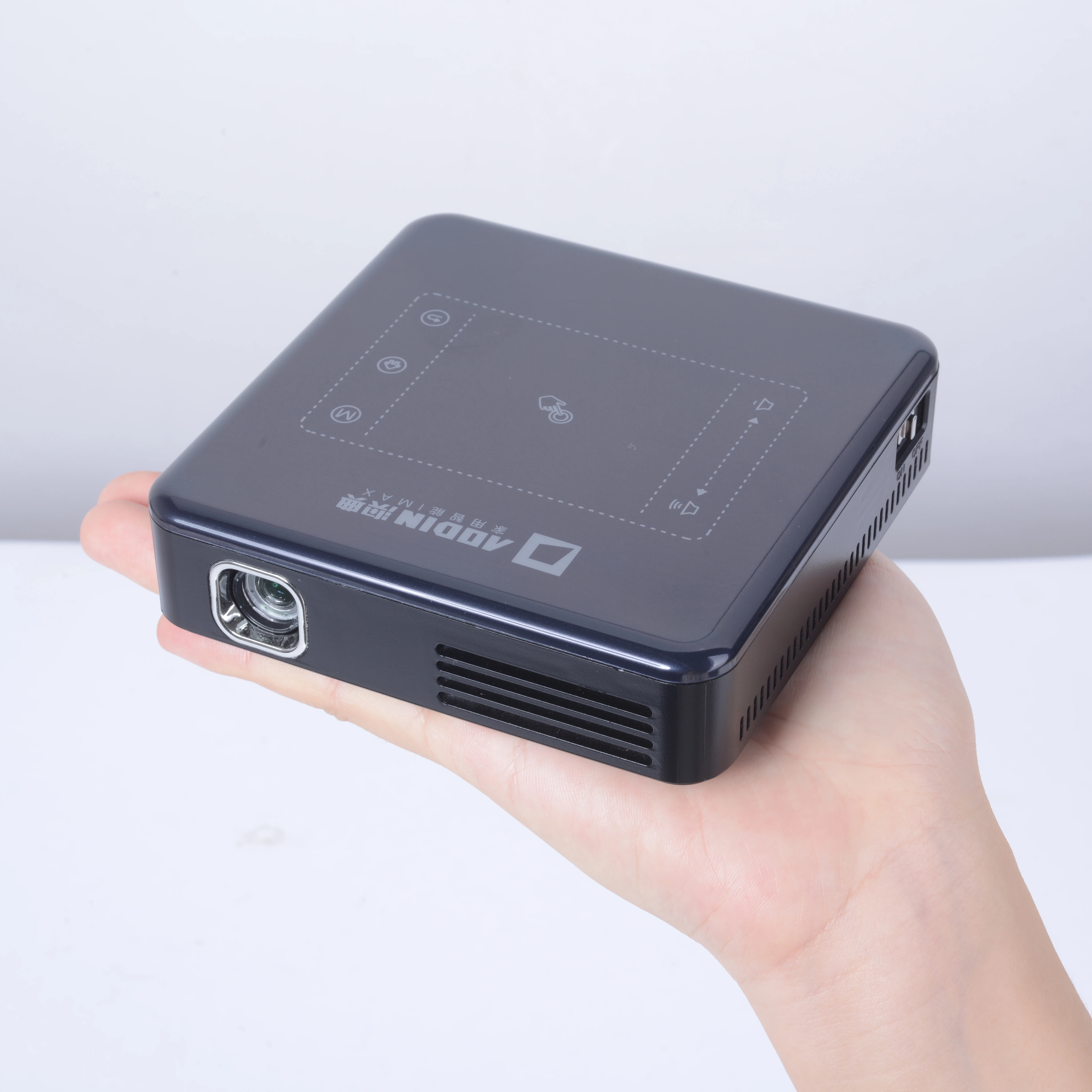  Яркий мобильный телефон Wi-Fi Bluetooth 4k Dlp Android проектор для