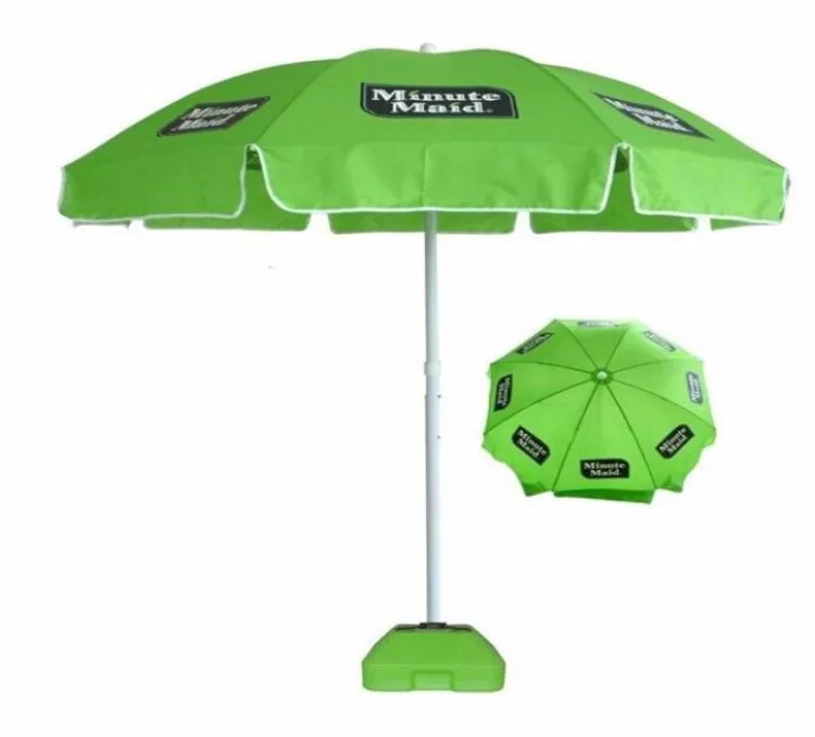 Wholesale Popular Classic Straight Sun Umbrella for Adults Manual Control for Beach Garden Travel Outdoor Advertising