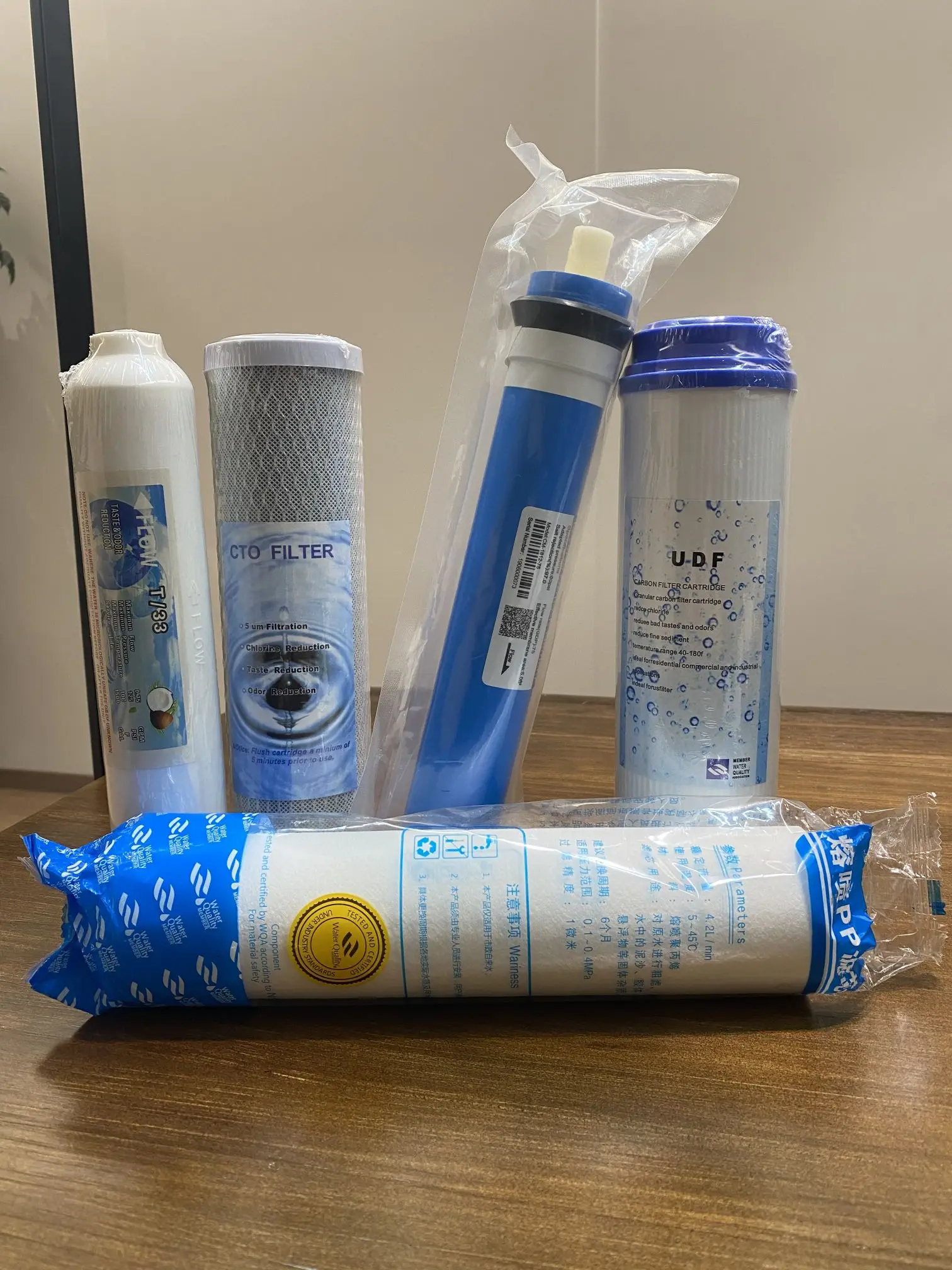 Chinese Good Quality Product Cto 10 Inch Water Filter Cartridge 5 Micron Water Filters Carbon Block Water Filters