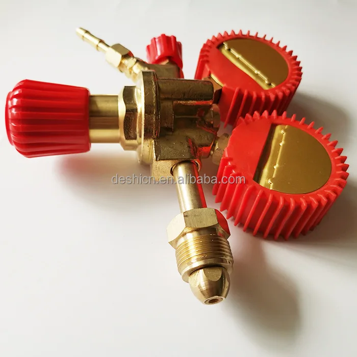 DESHI Copper material oxygen/acetylene/propane/nitrogen pressure reducer Italian German American industrial pressure reducer