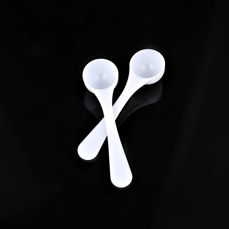 
Kitchen available salt spoon mini white 5g plastic measuring spoon 