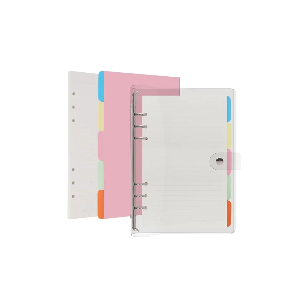 Custom A5 Ring Binder Planner Goal Setting Planner for Time Management & Weekly Tasks money financial tracker diy book journals