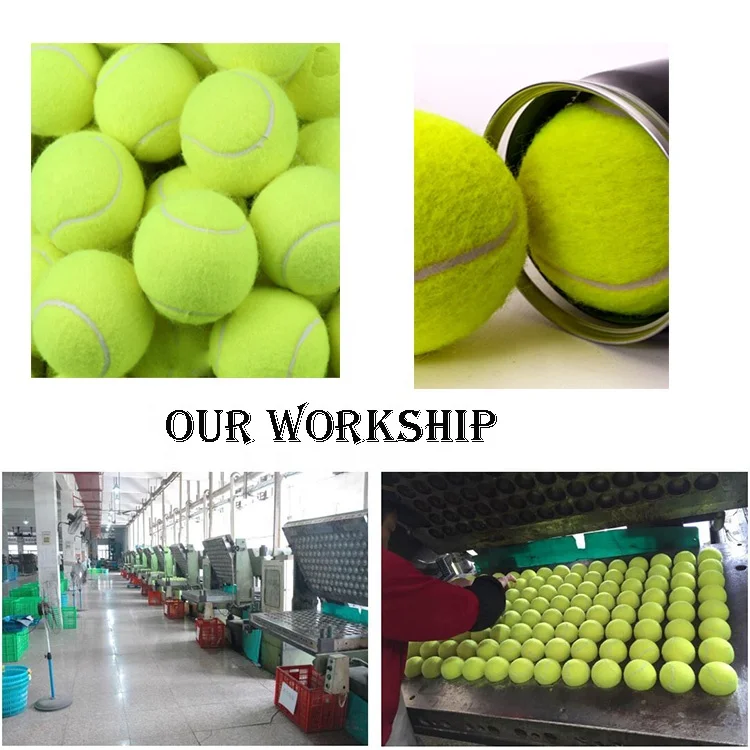 Logo Printing Low MOQ Padel Ball Can Tube Package 52% Wool Paddle Ball Yellow Padel Ball