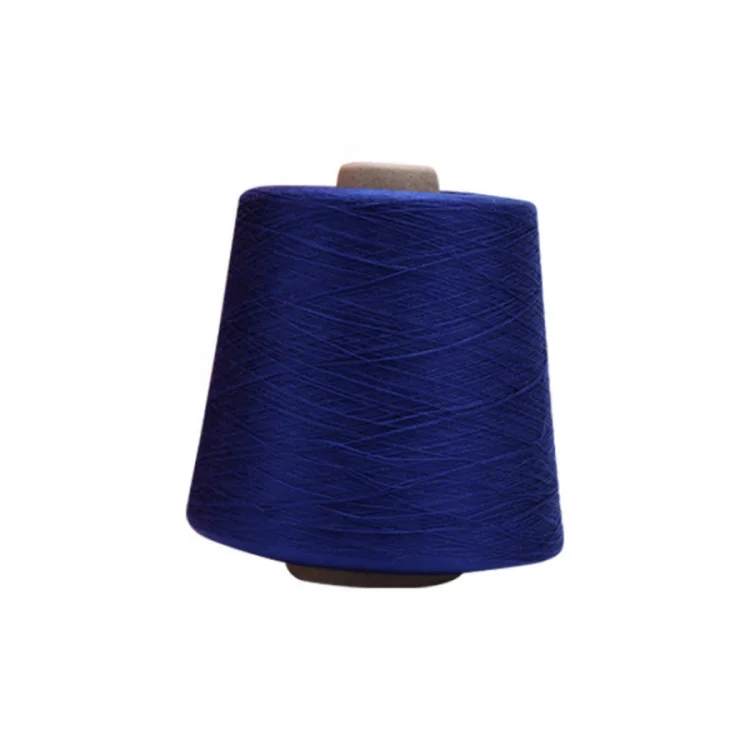 Combed Colored Mercerized Cotton Yarn 100% Viscose Ring Spun Yarn 2/30s Cotton Spinning