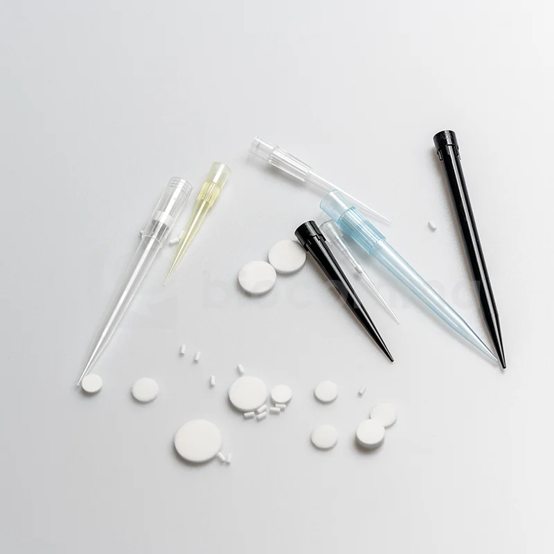 Laboratory consumables 10ul Filter Tips Micro Pipette Tips for Lab Test with filter not  DNase RNase Sterilized pipette tip