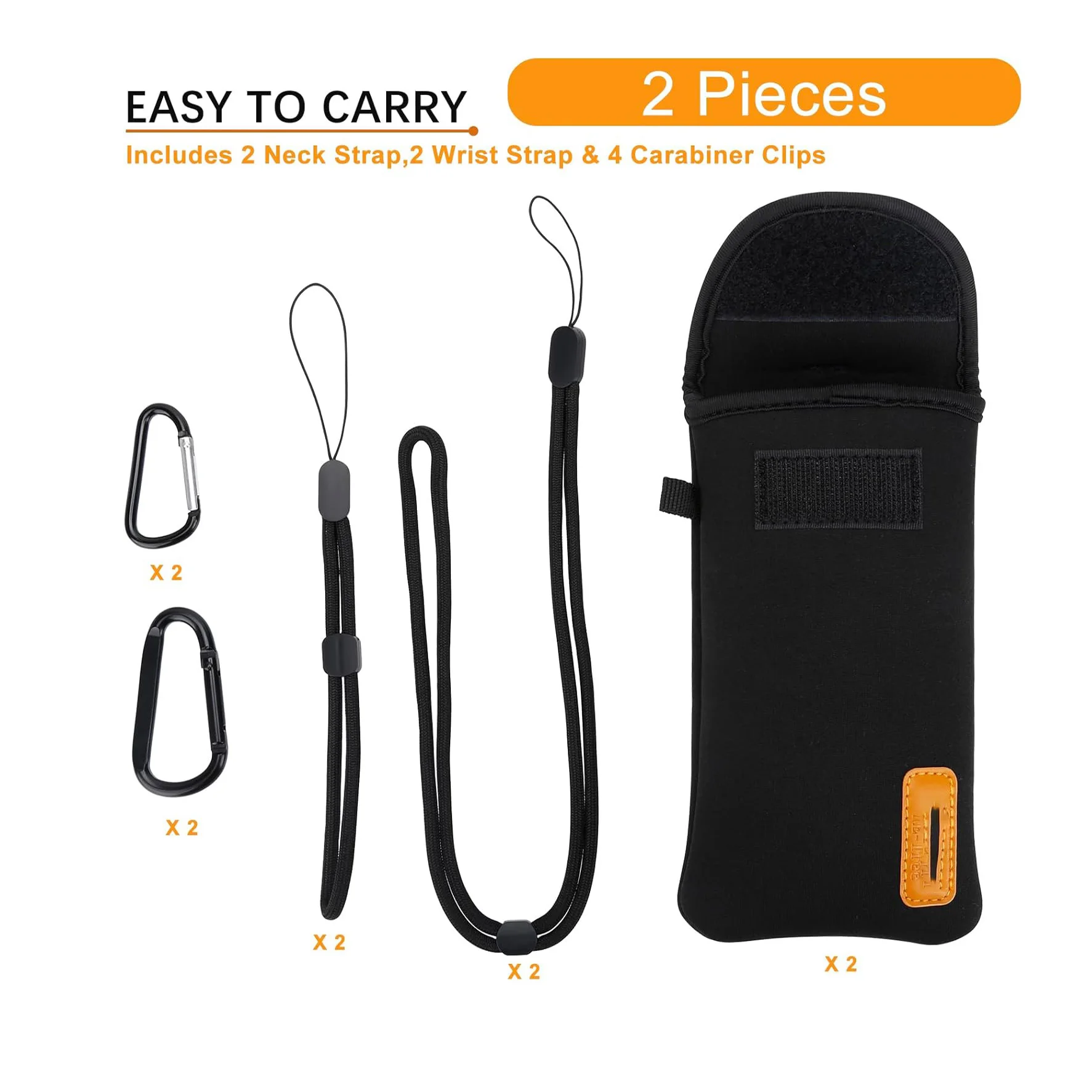 Universal Neoprene Smartphone Phone Sock Shock Impact Resistant Strap Sleeve Hiking Travelling Mobile Key Phone Pouch Phone Bag