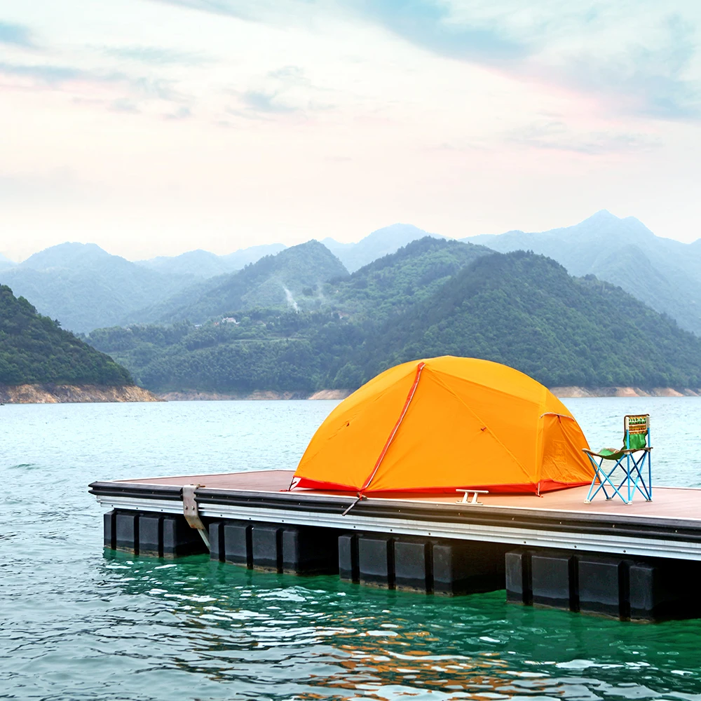 High quality 2-3 person glamping tent for outdoor camping outdoor waterproof canvas tent