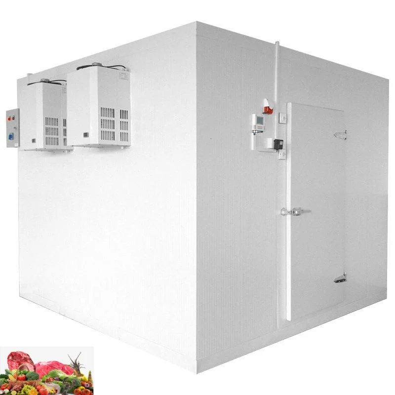 Супермаркет Рыбная холодильная камера прогулка в морозильной камере прохладная комната