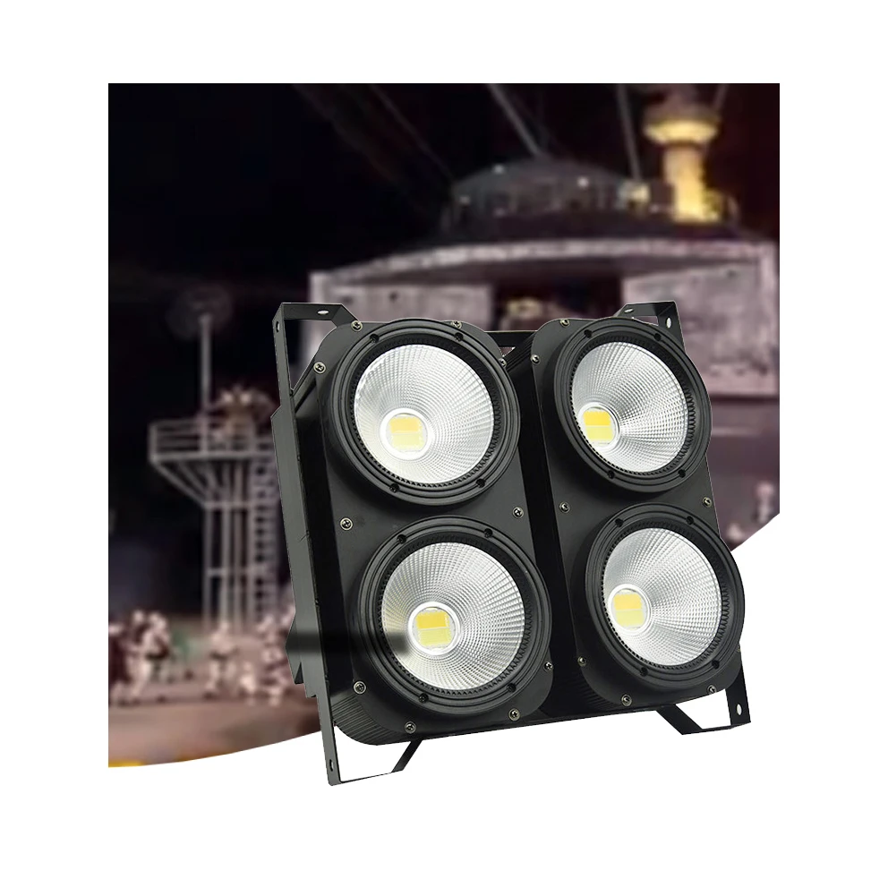 Guangzhou Multi Control Modes 4 Eyes Led Blinder Light 4X100W Cob Blinder 400W
