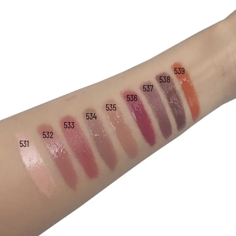 
24 Colors Nude Shiny Clear Glitter Lip Gloss Pigment Long Lasting Waterproof Lipgloss Private label Low MOQ 