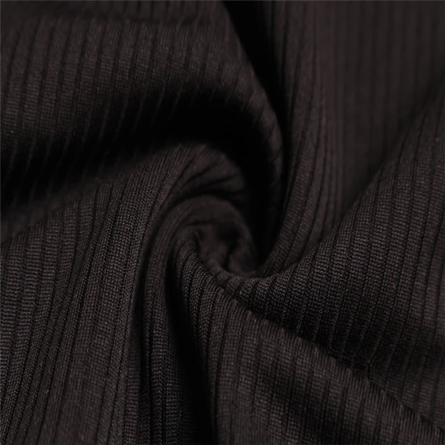 Китай, оптовая продажа, 2021 индивидуальная сетчатая перерабатываемая 100% Полиэстеровая ткань в рубчик для мужской и женской одежды