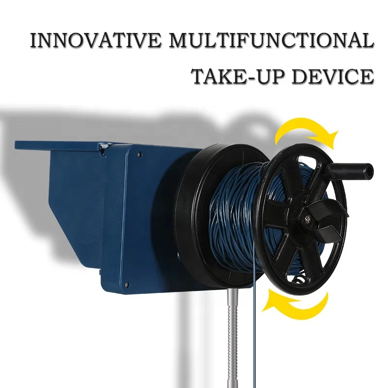 ANICCOM 2024 New Arrival 5 inch Visual Fish Finder 45m Underwater Video Probe Camera Muddy Water Night   Screen