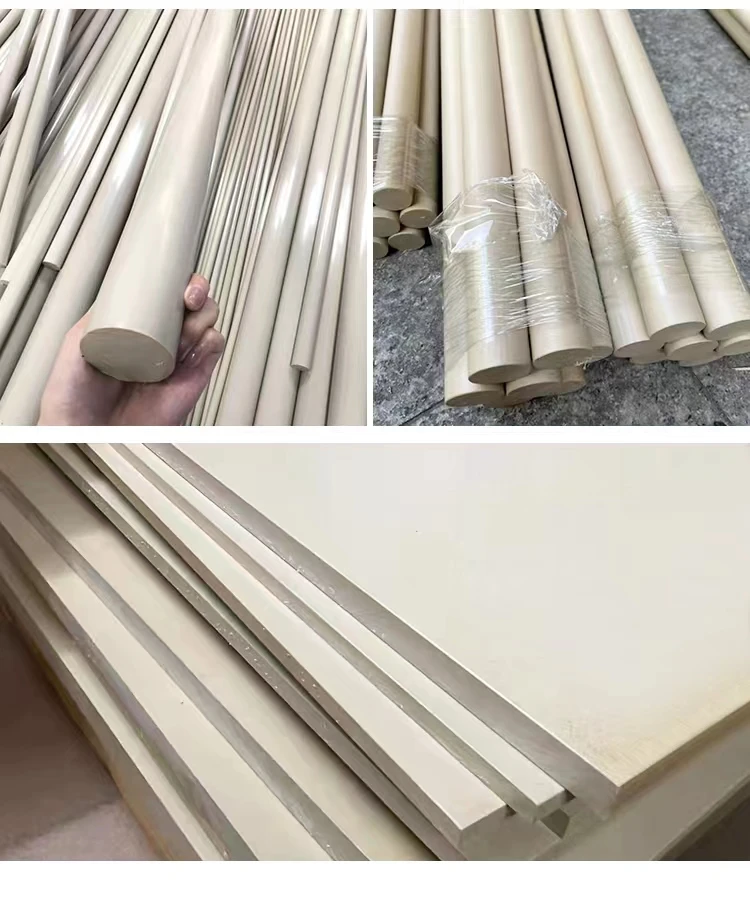 High UV resistance multiple high performance peek plastic multiple specifications customized polyether ether ketone board pipe