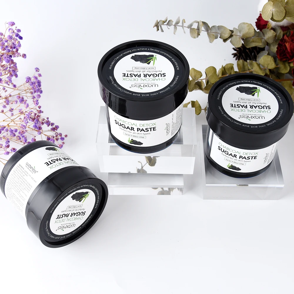 Новая формула! Древесный уголь, воск, Сахарная паста, 100% натуральный 200 г