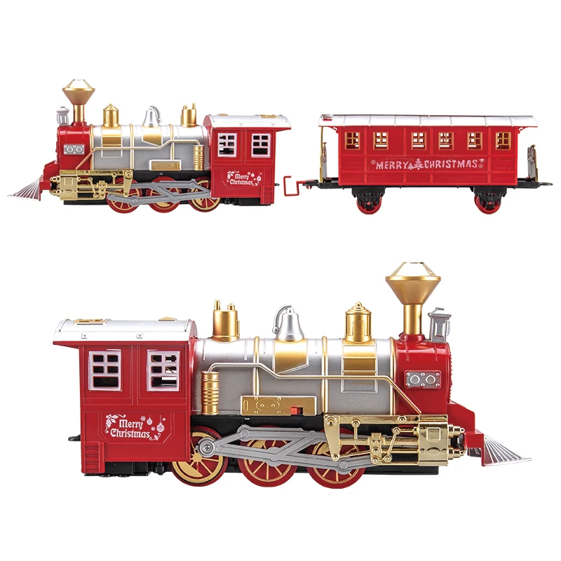 13pcs battery operated Christmas train with light and music HN926214