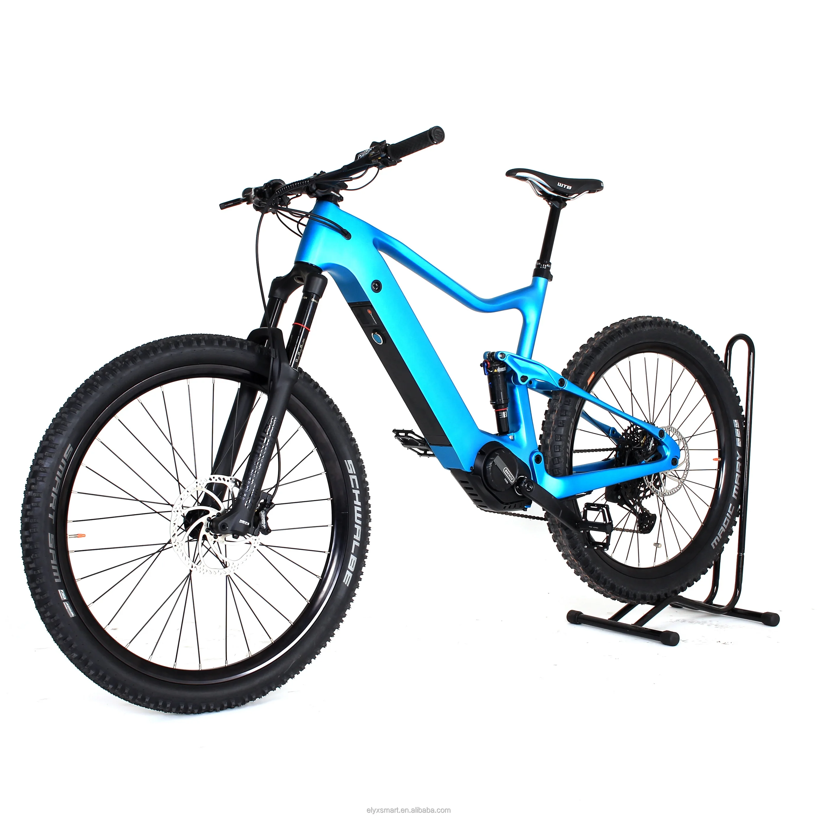 Electric Bicycles Factory 29 Inch Carbon Frame DH Cycle Full Suspension MTB Bafang Mid Motor EMTB Mountain Bikes