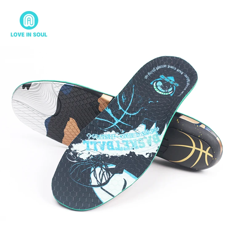 Foot Pads Sport Podiatry Orthotics Insole Unisex Sport Shoe Insole PU Arch Support Sports Shoe Insole