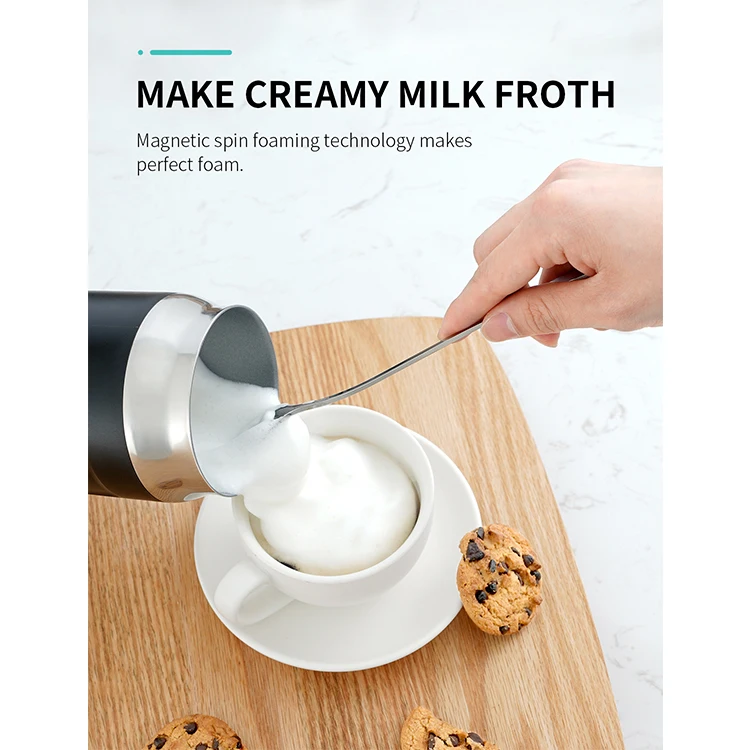 Milk frother electric multifunctional 500W stainless steel automatic milk frother 240ml