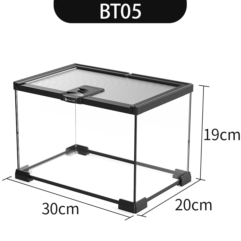 Barbarous BG Growth BT-05 Rainforest terrarium amphibious crawlers tortoise lizard horned frog glass tank