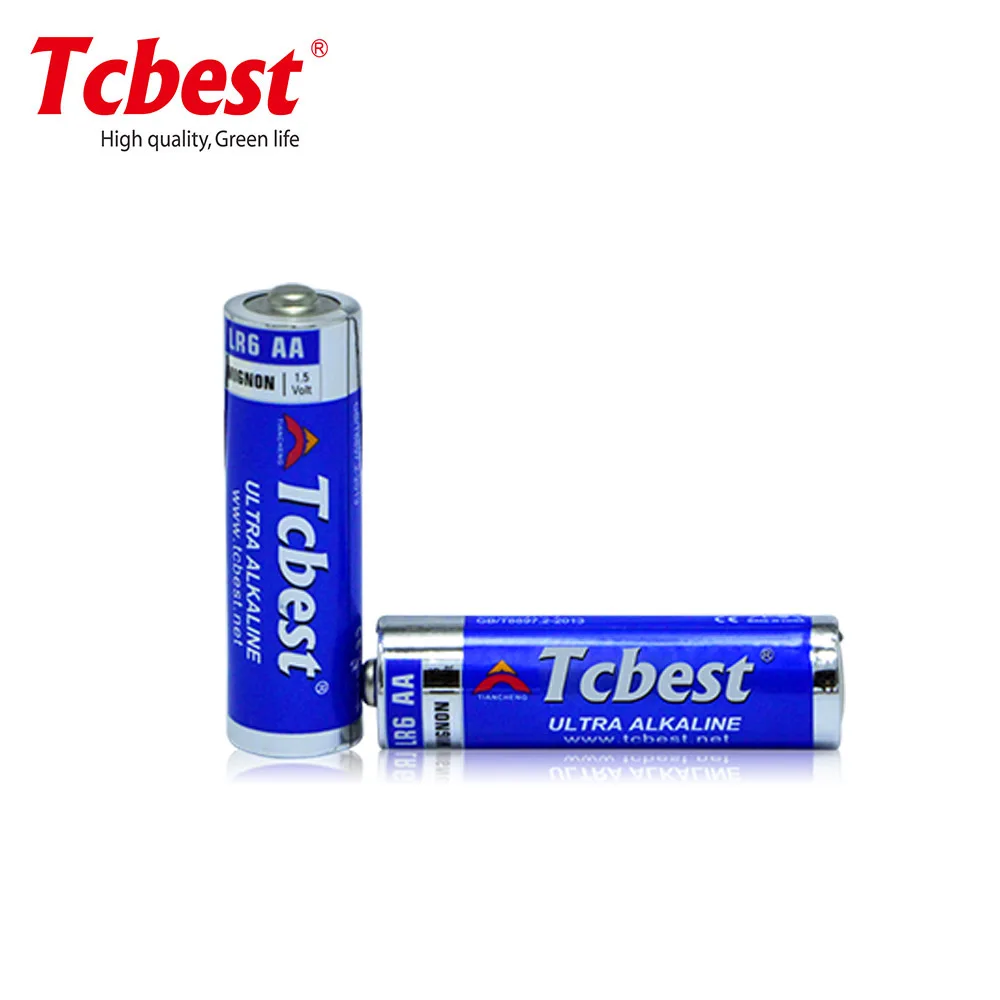 Good quality lr6 aa alkaline battery 1.5v dry battery safe & no leakage no.5 alkaline battery
