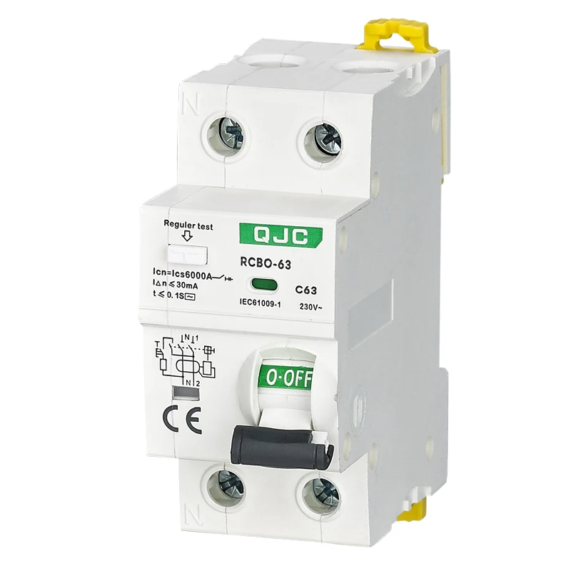  4P RCCB-63 остаточный ток автоматический выключатель AC 230V/415V 50/60Hz