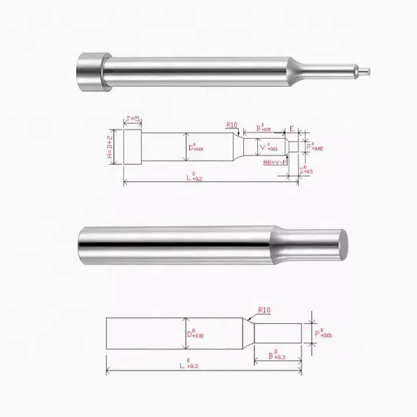 Precision Shoulder Punch Pin Press Die Component HSS Punches