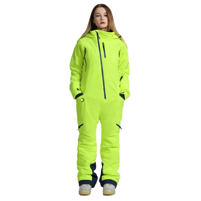 Один предмет ветрозащитный лыжный костюм водонепроницаемый комбинезон для сноуборда с капюшоном для зимних видов спорта