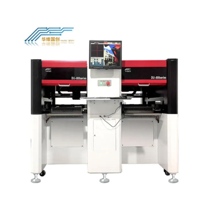 Hot Selling High Precision Excellent Performance SMT Pick and Place Machine with 8 Heads HW-DSQ800-120F
