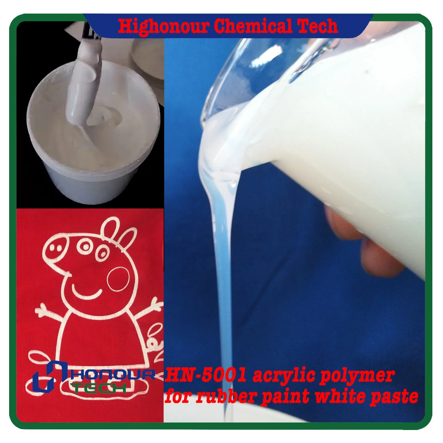 liquid styrene acrylic polymer resin binder for screen printing white paste for India market