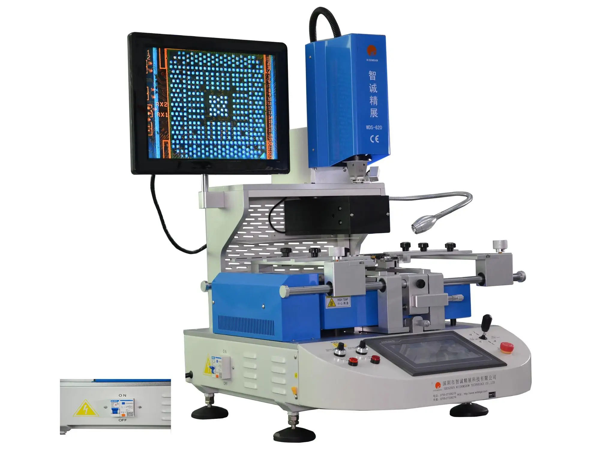 5300W Main Board Soldering Machine New Condition Laptop Motherboard Welding Manipulator with PLC Core Components