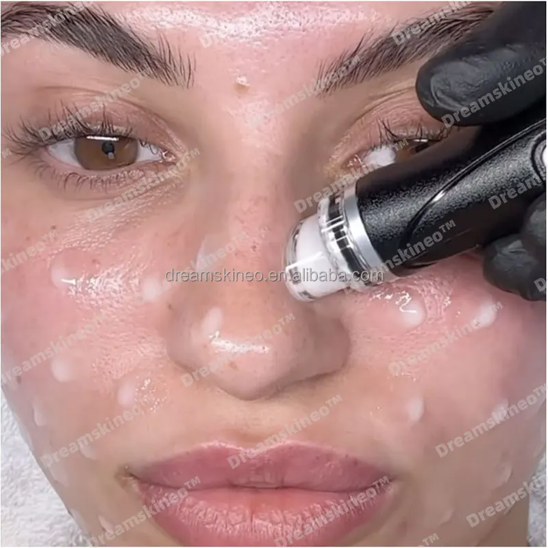 Age-Refining Skin Scrubber Hydro Diamond Dermabrasion Oxygen Face Spa Hydra Aqua Facial Peel exosoma booster ampoules