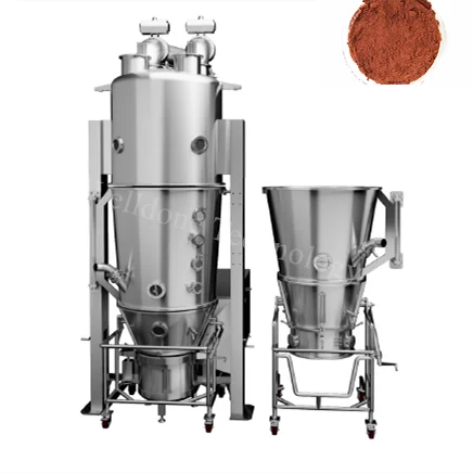 GMP Customized Food Fluidized/ Fluidizing/Fluid Bed Granulator