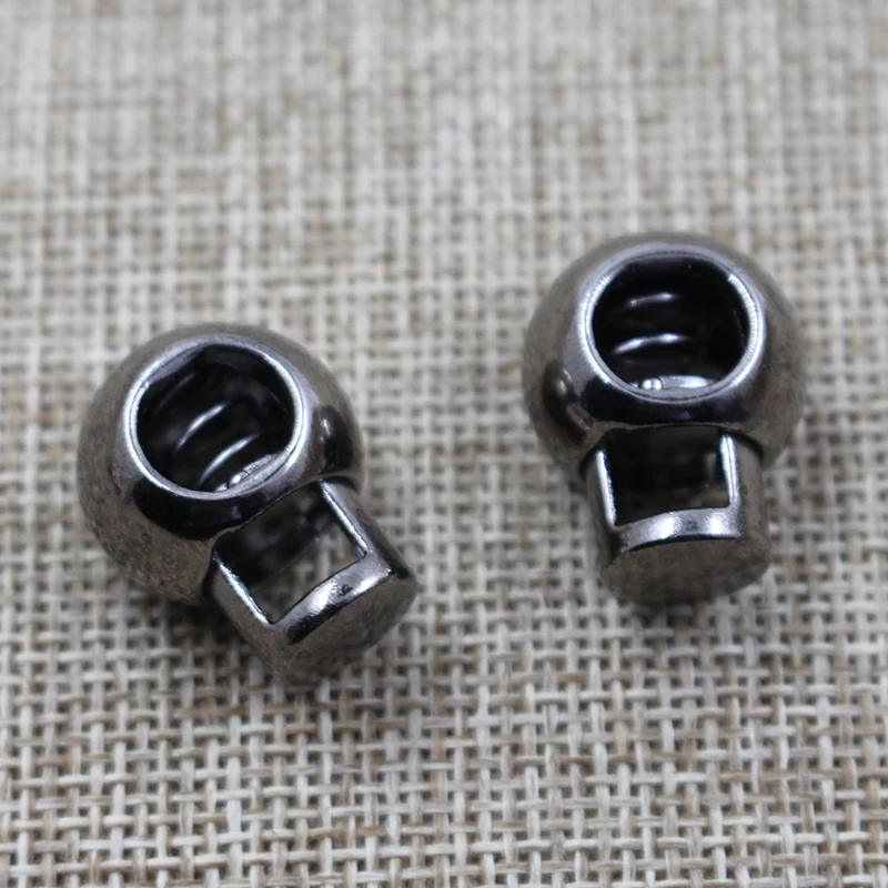 Custom high quality  zinc alloy metal adjustable spring stopper for clothing