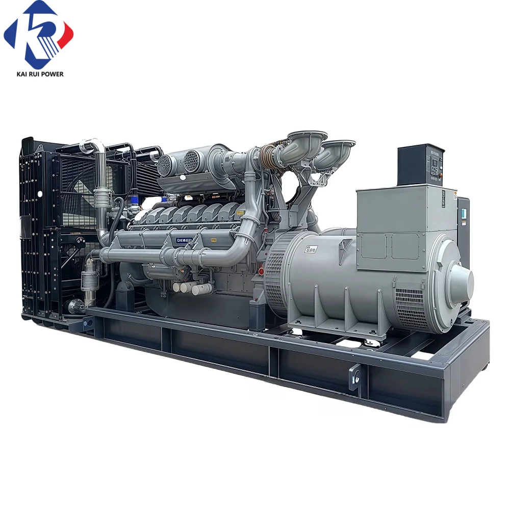 Kairui 1200kw 1500kva power generator diesel generator open frame weichai power emergency generator set