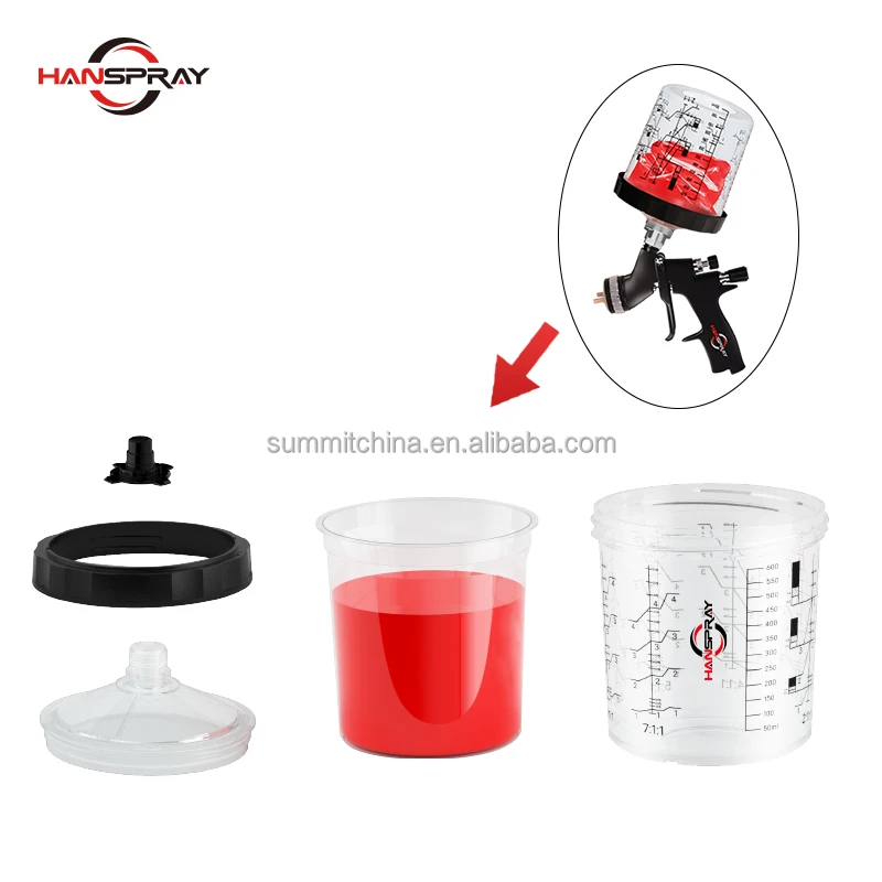 Auto Mixing Cup Small Mini Airless Paint Sprayer Cup paint system spray cups paint