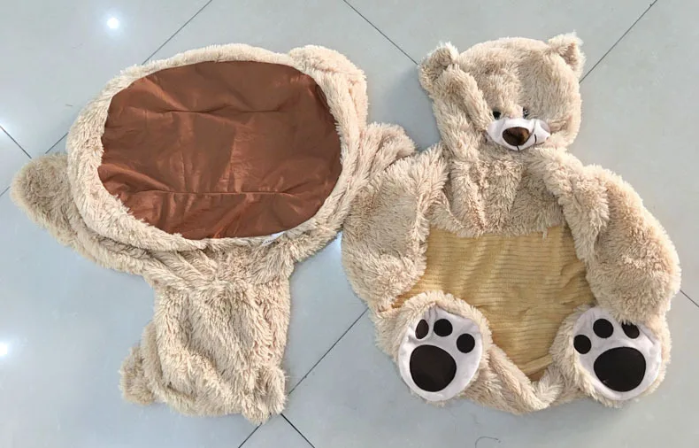 Wholesale Unstuffed Plush Teddy Bear Toys Fluffy Teddy Bear Big Giant Teddy Bear Skin Without Filling