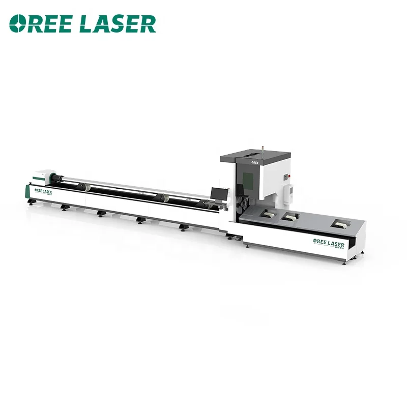 2023 High Precision and High Efficiency Unloading Device Tube Laser Cutting Machine