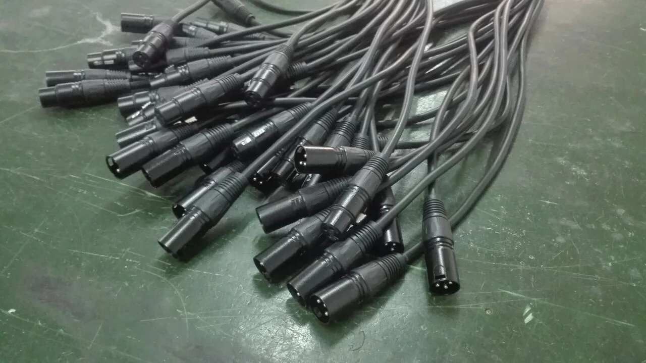 3pin signal DMX cable DMX512 stage lighting signal cable led par light moving head light customization (1M-50M) dmx cable