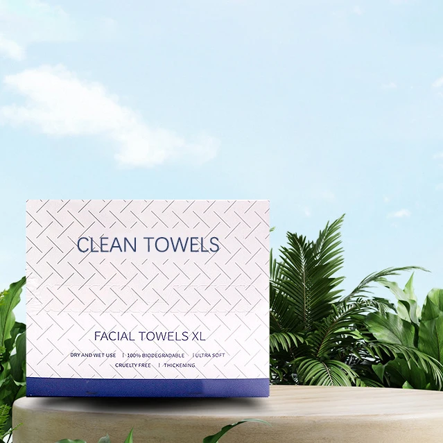 Disposable 3-Ply Adult-Sensitive Skin Spunlace Cotton Tissues for Face Makeup Removal and Household Skin Care Clean Towel Use