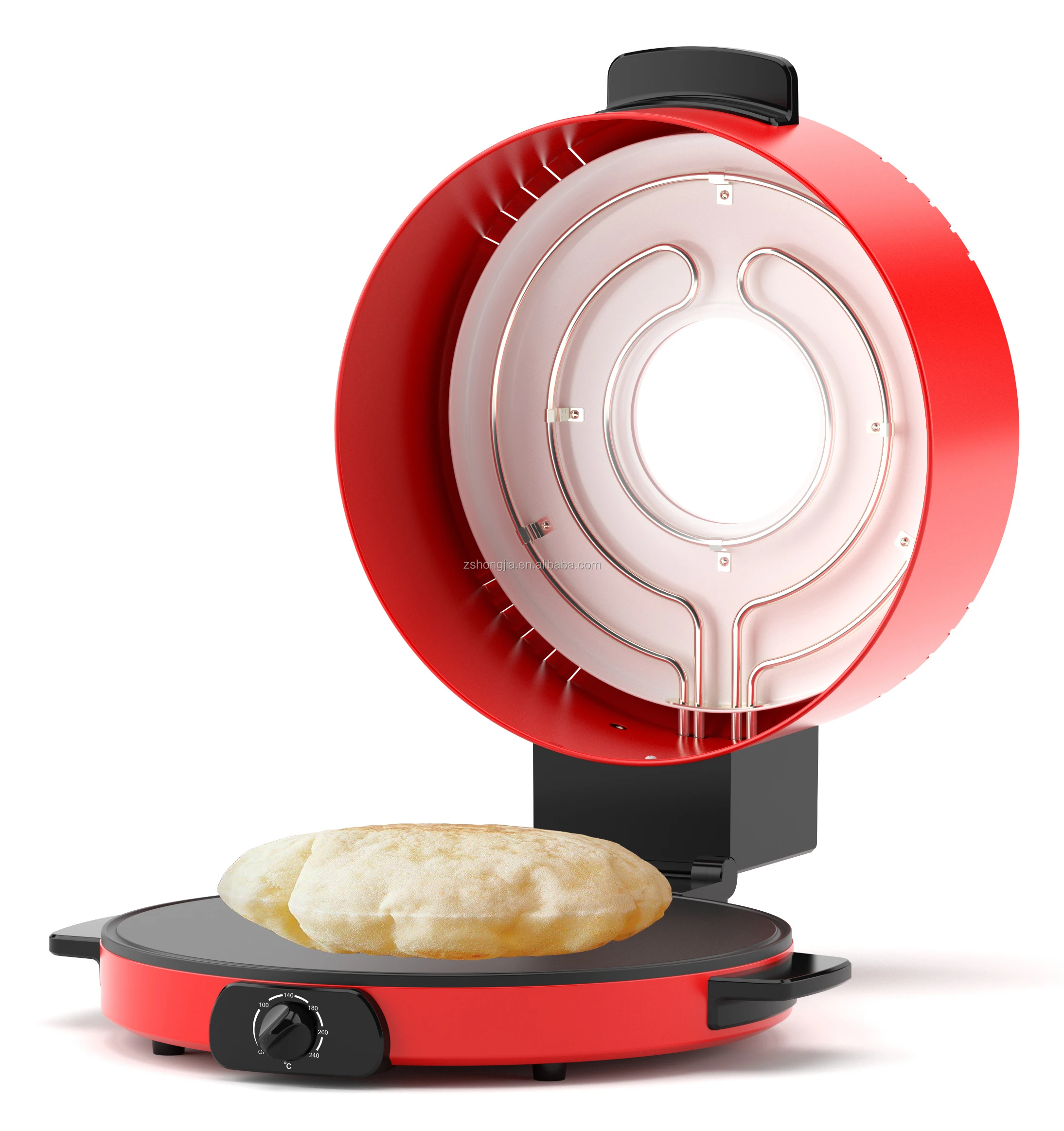 2600W chapati maker roti with inner lamp HJ-45ATD pita bread maker 45CM roti bread toaster electric pizza maker