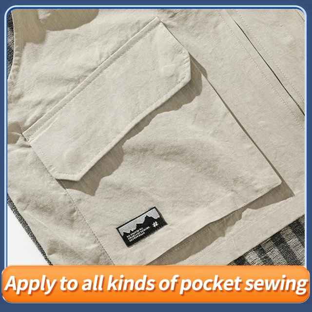 Hot sales SM-19P somax patter sewer pocket attaching sewing machine for denim  workwear heavy duty pocket setter