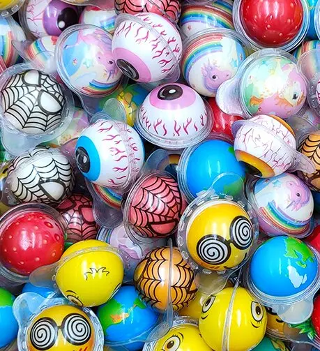 Halal 3D Fruit Eyes Festive Candy Supplier Customized Bottle Packaging Wholesale Candy Sweet Gummy Candy