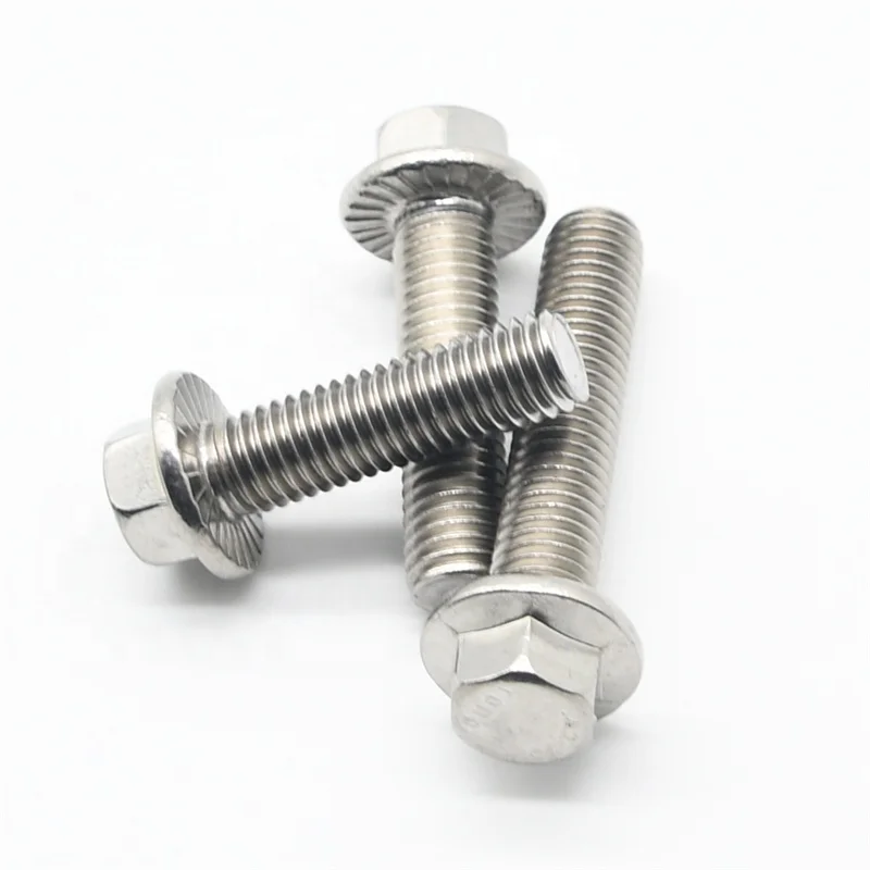 Hardware Fastener IOS4162 Stainless Steel 304 316 Hex Flange Bolt Wholesale price Made In China High Quality Direct Manufacturer